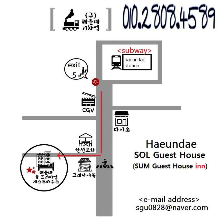 Sol Guest House_Haeundae Busan Extérieur photo